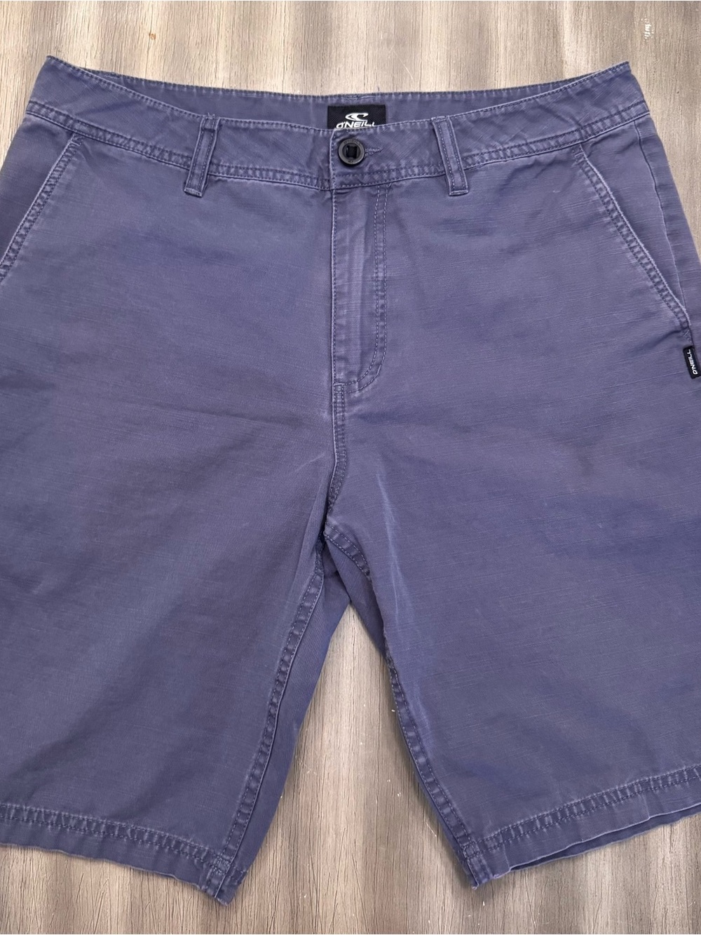 O'Neill Men's Slate Blue Flat Front Casual Shorts - 33